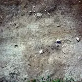 Romfartuna sn Äs RAÄ 119 Arkeologisk undersökning utförd av Vlm / Åke Hyenstrand och Ann Nilsson 1967
Gravfältet efter avtorvning.
Tornfoto.
:: Samhör med:  Inv.nr 18164