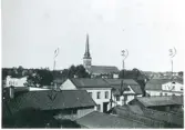 Västerås, Centrum, kv. Lea.
Tryckerilängan, Stora gatan 58. 1910-talet.