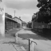 Falun, Sundbornsbyn. Sundborn, Bygatan i Sundbornsbyn.