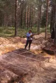 Svedstjärten. Arkeologisk undersökning av kolningsgrop.