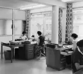 Postgirots Skatteavdelningar, Expeditionen, på 1 tr. Fönster åt Hornsgatan.