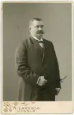 Kabinettsfotografi - Uno V Nyberg, Uppsala 1907