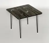 Soffbord med intarsia