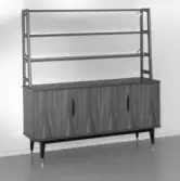 Sideboard med bokhylla