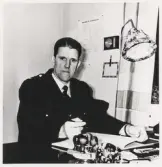 Poliskonstapel (fd fjärdingsman) Einar Rydén, Hjortsberga, 1961.