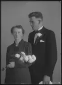 Brudpar. Reinhold Johansson. Ur Gustaf Åhmans samling.