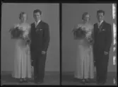 Brudpar. Gunnar Ramström. Ur Gustaf Åhmans samling.