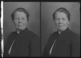 Porträtt. Fru Maria Andersson. Ur Gustaf Åhmans samling.