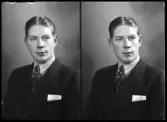 Porträtt. Åke Gustafsson, Gränby.
Ur Gustaf Åhmans samling.