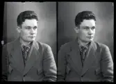 Porträtt, Gotth Olsson, Bärsta.
Ur Gustaf Åhmans samling.