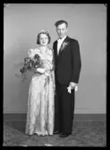Brudpar, Ejnar Andersson, Agnesdal Hallstahammar.
Ur Gustaf Åhmans samling.