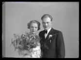 Brudpar, Bertil Konradsson, Karlsborg Näs Hallstahammar.
Ur Gustaf Åhmans samling.