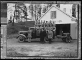 Grupporträtt. Brandkåren.
Ur Gustaf Åhmans samling.