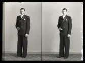 Porträtt, Bengt Visell, Sörstafors.
Ur Gustaf Åhmans samling.