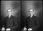 Porträtt. Evald Häggblad, Mölntorp.
Ur Gustaf Åhmans samling.