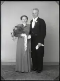 Brudpar. Sven Rytter, Förunda, Berg, Hallstahammar.
Ur Gustaf Åhmans samling.