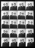 Grupporträtt, två personer. Hugo och Stig Olov Karlsson, Nybro, Kolbäck.
Ur Gustaf Åhmans samling.