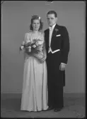 Brudpar. Stig Hedström. Herrevad. Ur Gustaf Åhmans samling.