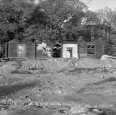 Hallska gården nedmonteras