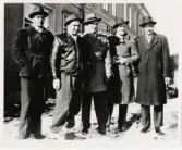 1:a besiktningskursen för landsbygdspoliser, 1956.
Fr,v.:   ?,  K-E Juteström, L Johansson, Jens Johansson, Ryd, Karl Grundal, Lenhovda.