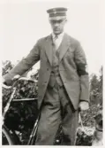 Fjärdingsman Albin Jonsson, Sjövik, Östra Torsås, ca 1925.