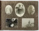 Sida ur fotoalbum som har tillhört Elin Andersson (gift Tidstrand). 1920-talet