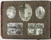 Sida ur fotoalbum som har tillhört Elin Andersson (gift Tidstrand). 1920-talet