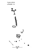 Hällristning Litsleby. Tanum 60:1, L1968:7609