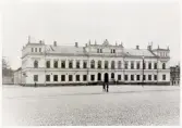 Polisstationen i Växjö 1904 var belägen i nuvarande stadshotellets nordöstra hörn (t. vänster på bilden).