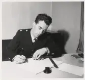 Poliskonstapel Rutger Petersson vid 