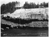 Byggnation av ny kraftstation 1974-1975