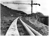 Byggnation av ny kraftstation 1974-1975