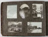 Sida ur fotoalbum som har tillhört Elin Andersson (gift Tidstrand). 1920-talet