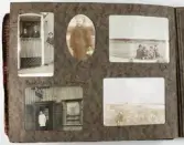 Sida ur fotoalbum som har tillhört Elin Andersson (gift Tidstrand). 1920-talet