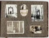 Sida ur fotoalbum som har tillhört Elin Andersson (gift Tidstrand). 1920-talet