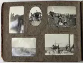 Sida ur fotoalbum som har tillhört Elin Andersson (gift Tidstrand). 1920-talet
