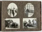 Sida ur fotoalbum som har tillhört Elin Andersson (gift Tidstrand). 1920-talet
