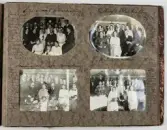 Sida ur fotoalbum som har tillhört Elin Andersson (gift Tidstrand). 1920-talet