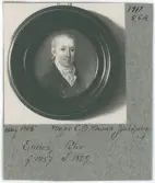 Porträtt på Grosshandlare Pehr Ennes.