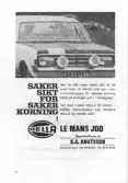 Programblad för Kanonloppet i Karlskoga. 1968-08-11