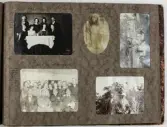 Sida ur fotoalbum som har tillhört Elin Andersson (gift Tidstrand). 1920-talet