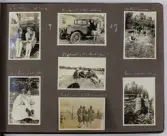 Sida ur fotoalbum som har tillhört Elin Andersson gift Tidstrand