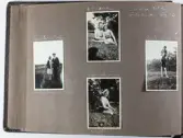 Sida ur fotoalbum som har tillhört Elin Andersson gift Tidstrand