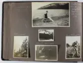 Sida ur fotoalbum som har tillhört Elin Andersson gift Tidstrand