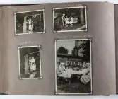 Sida ur fotoalbum som har tillhört Elin Andersson gift Tidstrand