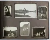 Sida ur fotoalbum som har tillhört Elin Andersson gift Tidstrand