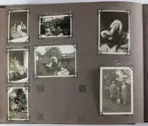 Sida ur fotoalbum som har tillhört Elin Andersson gift Tidstrand