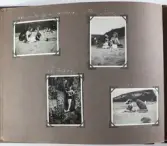 Sida ur fotoalbum som har tillhört Elin Andersson gift Tidstrand