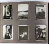 Sida ur fotoalbum som har tillhört Elin Andersson gift Tidstrand