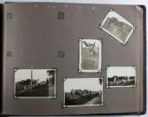 Sida ur fotoalbum som har tillhört Elin Andersson gift Tidstrand